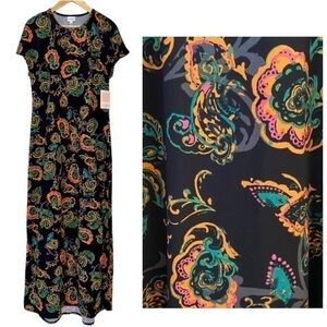 Paisley Floral Maxi Dress Size Large NWT by LuLaRoe